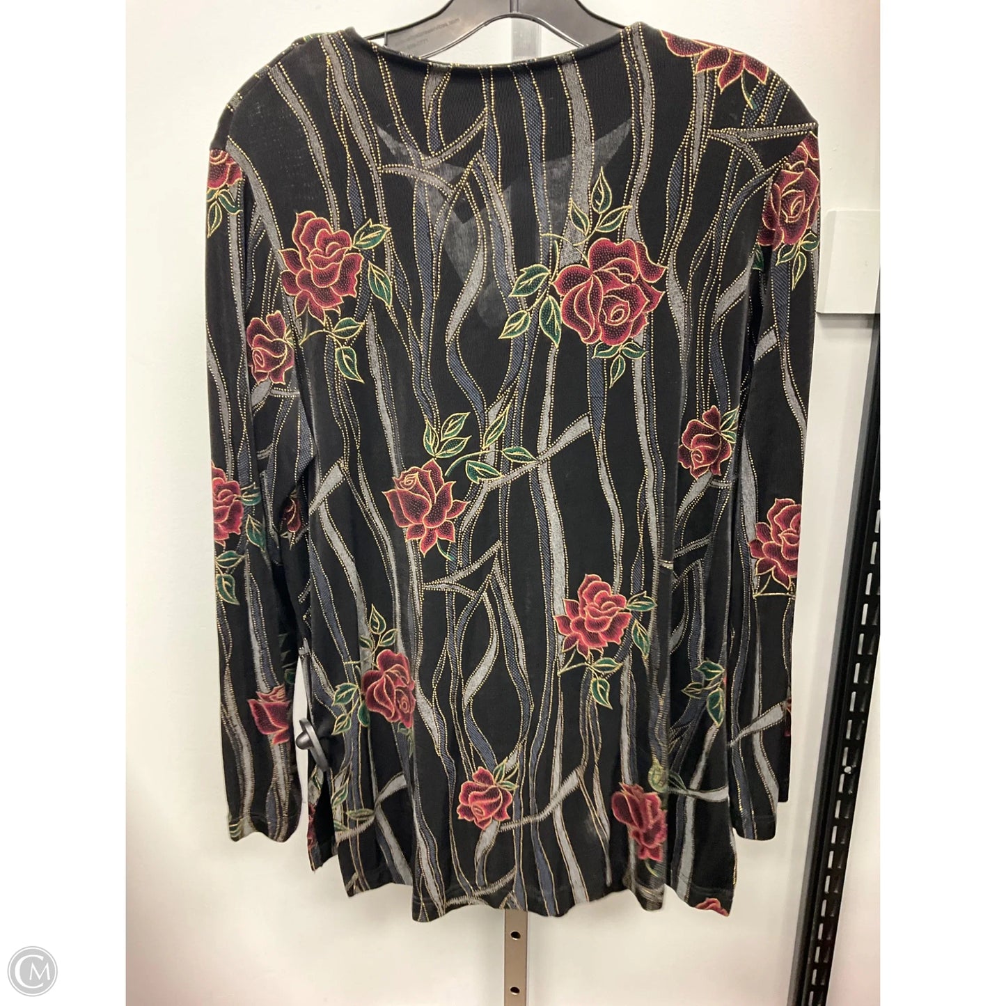 Top Long Sleeve By Slinky Brand In Floral Print, Size: S