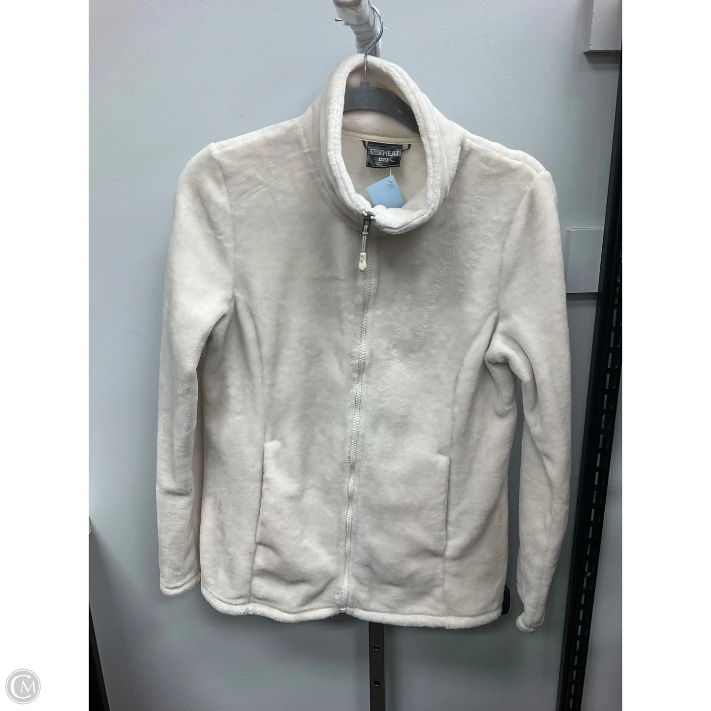 Jacket Fleece By 32 Degrees In Cream, Size: M
