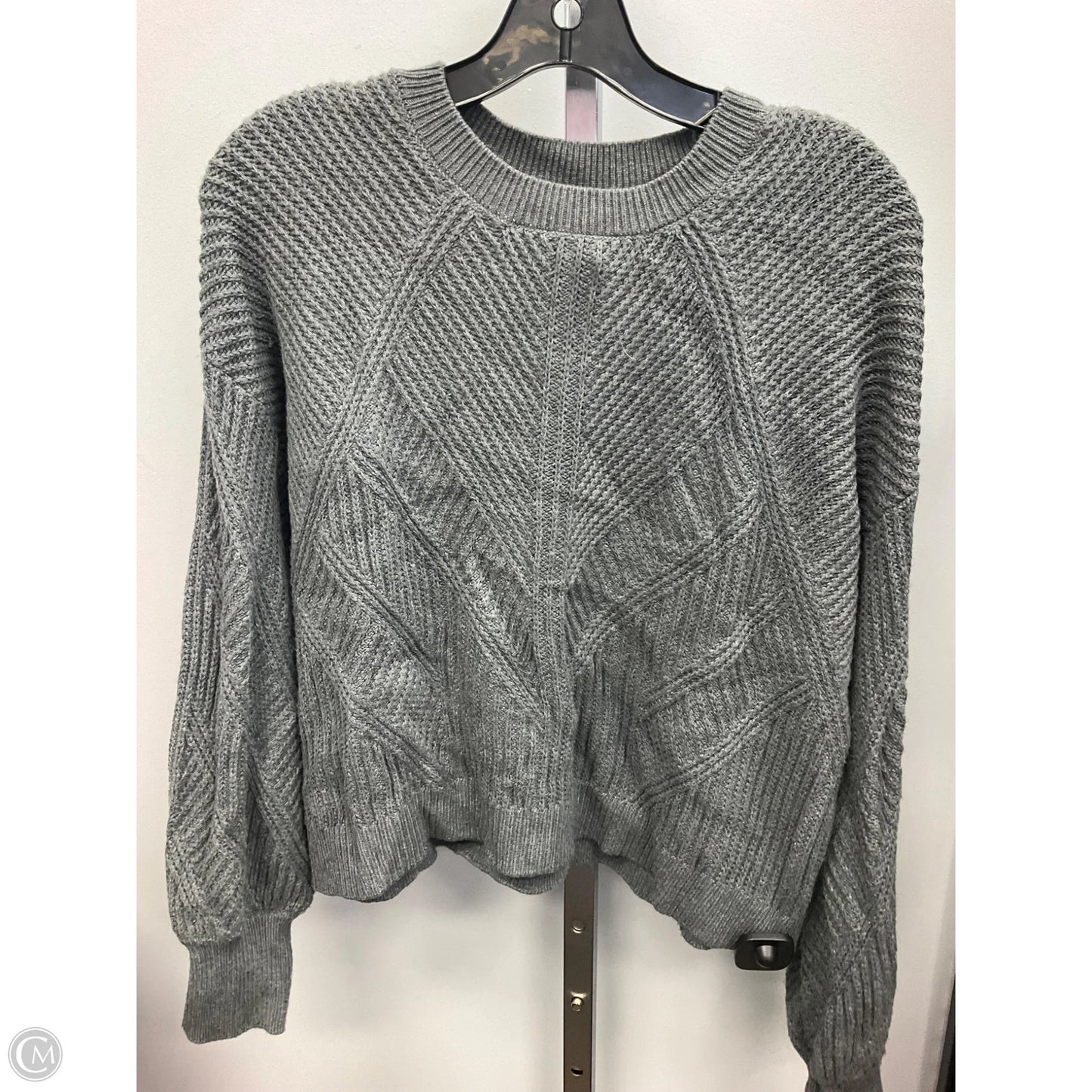 Sweater By Express In Grey, Size: M