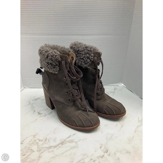 Shoes Designer By Ugg In Brown, Size: 9.5