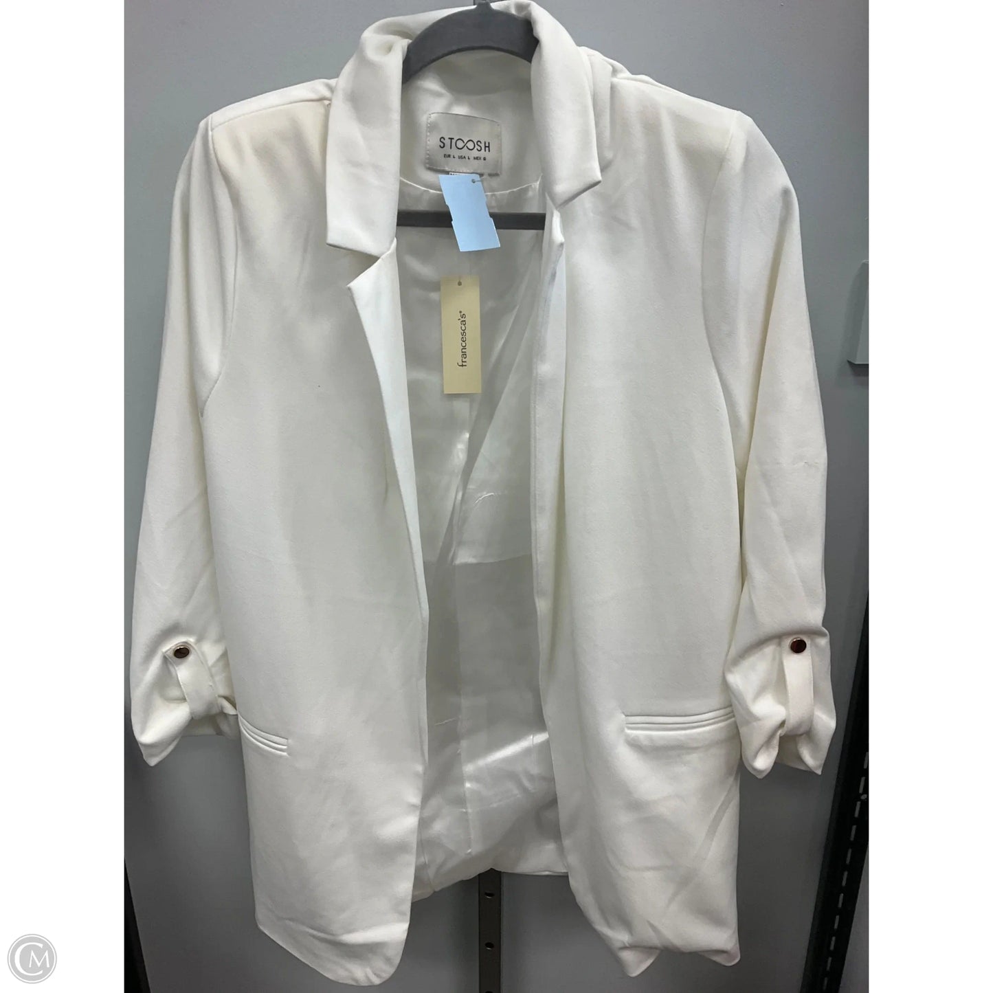 Blazer By Stoosh In Cream, Size: L