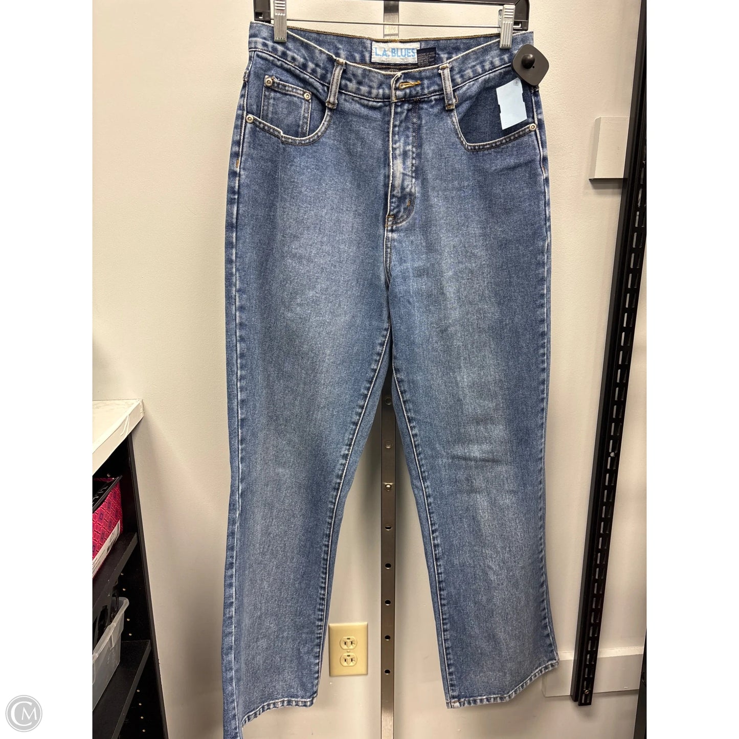 Jeans Straight By La Blues In Blue Denim, Size: 10