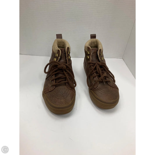 Shoes Sneakers By Vans In Brown, Size: 6