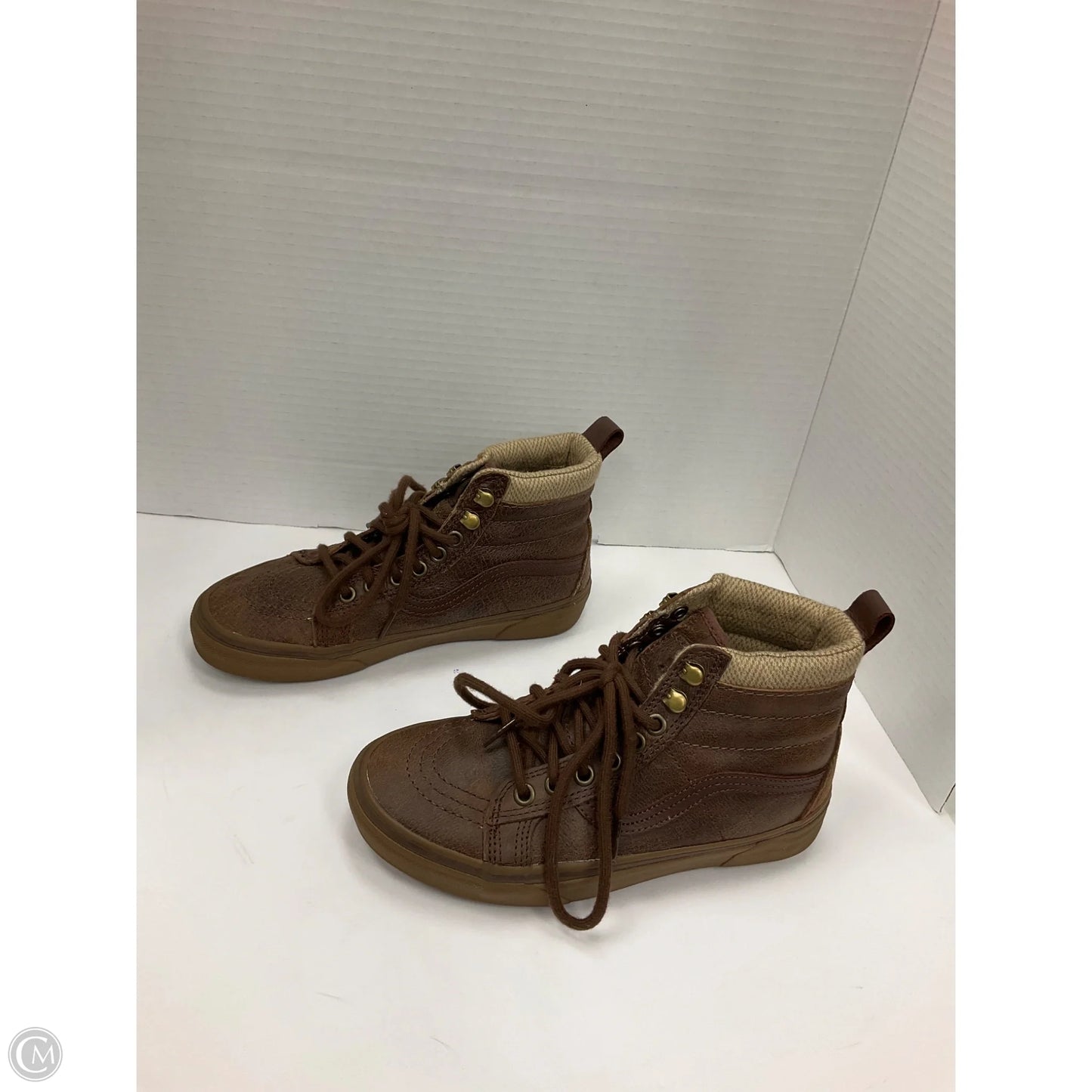Shoes Sneakers By Vans In Brown, Size: 6