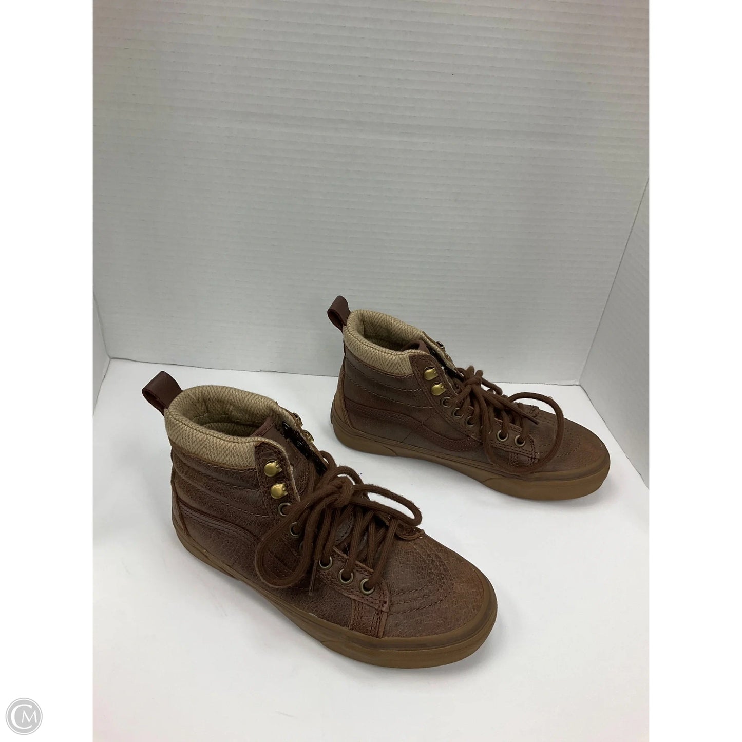 Shoes Sneakers By Vans In Brown, Size: 6
