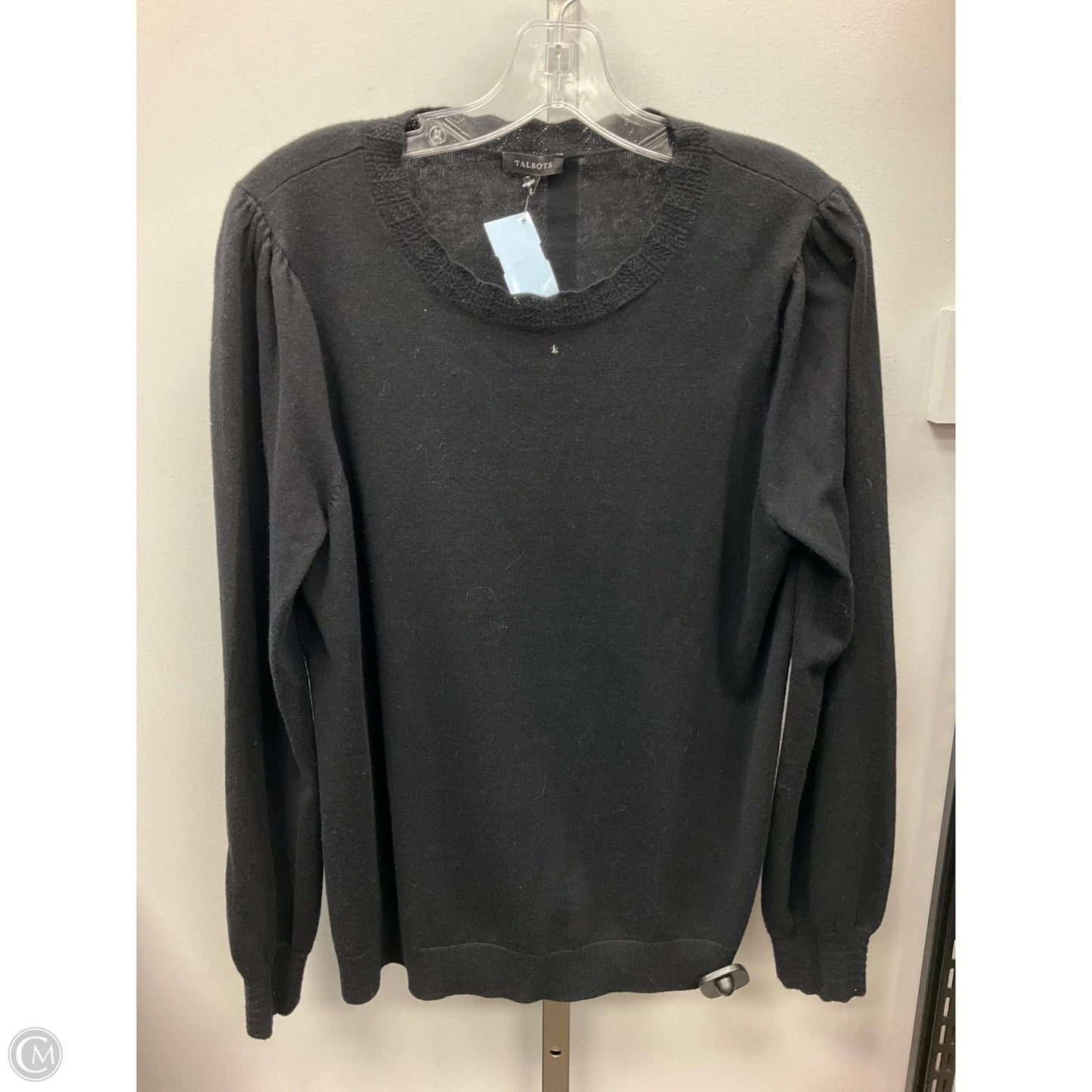 Sweater By Talbots In Black, Size: M