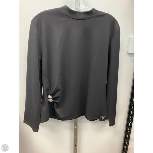 Top Long Sleeve By Ann Taylor In Black, Size: Xl