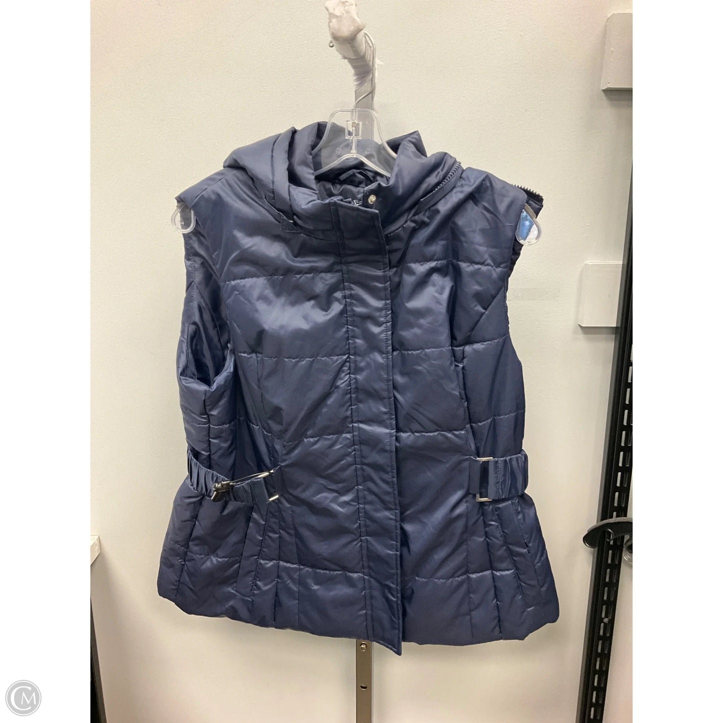 Vest Puffer & Quilted By New York And Co In Navy, Size: L