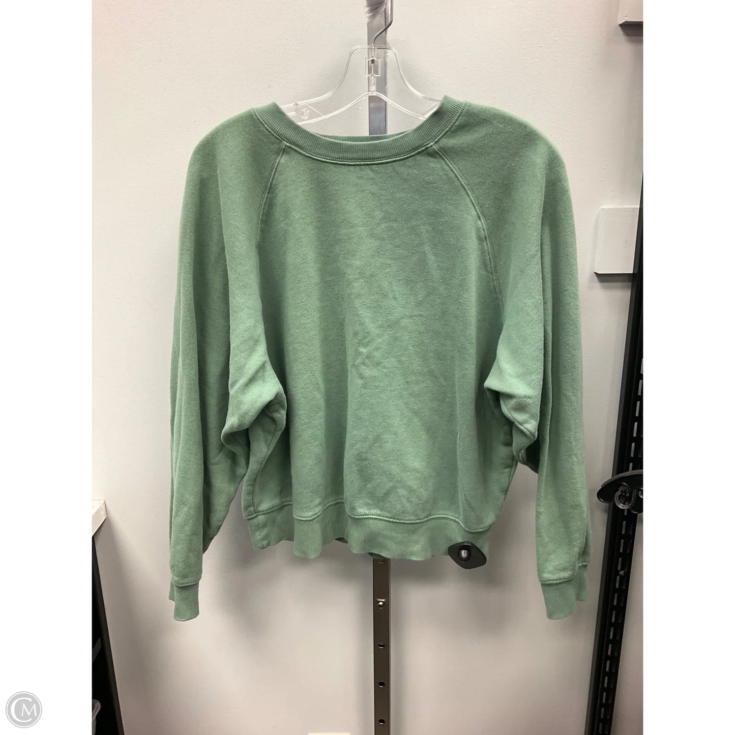 Top Long Sleeve Basic By Old Navy In Green, Size: S