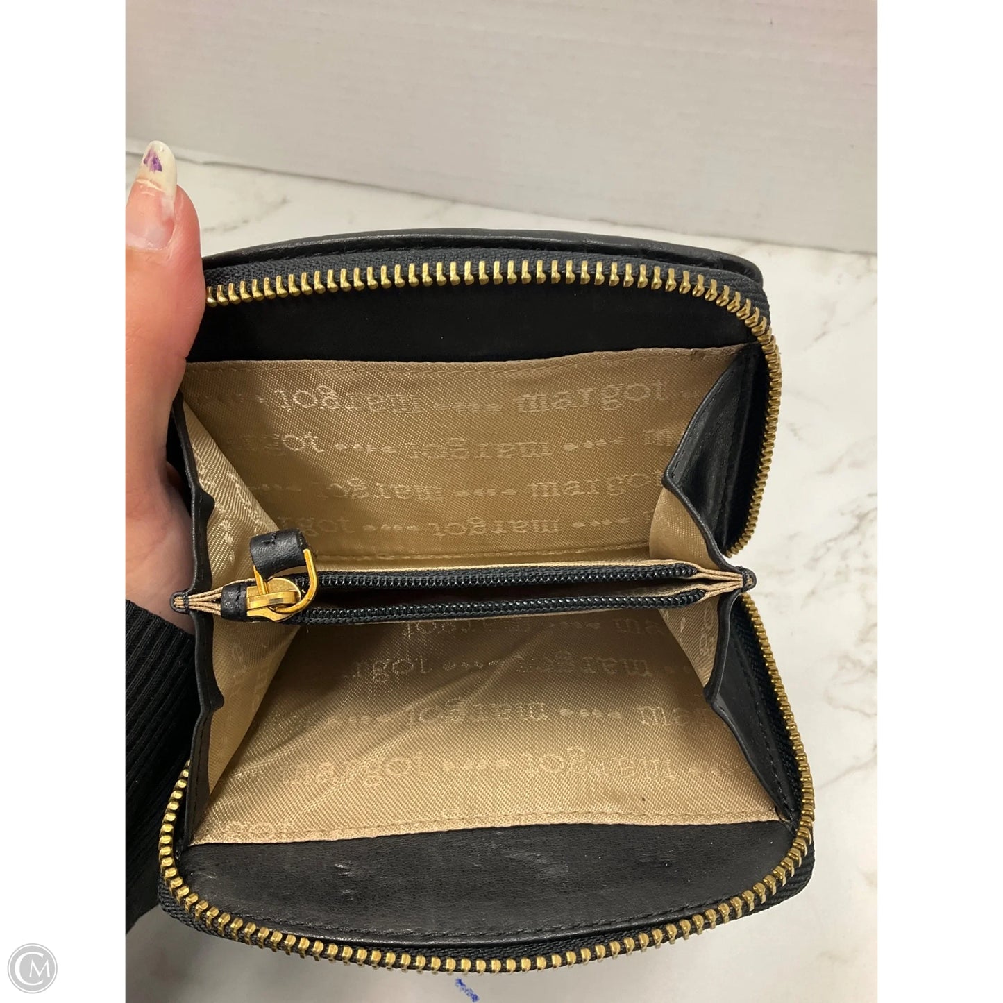 Wallet Leather By Margot, Size: Small