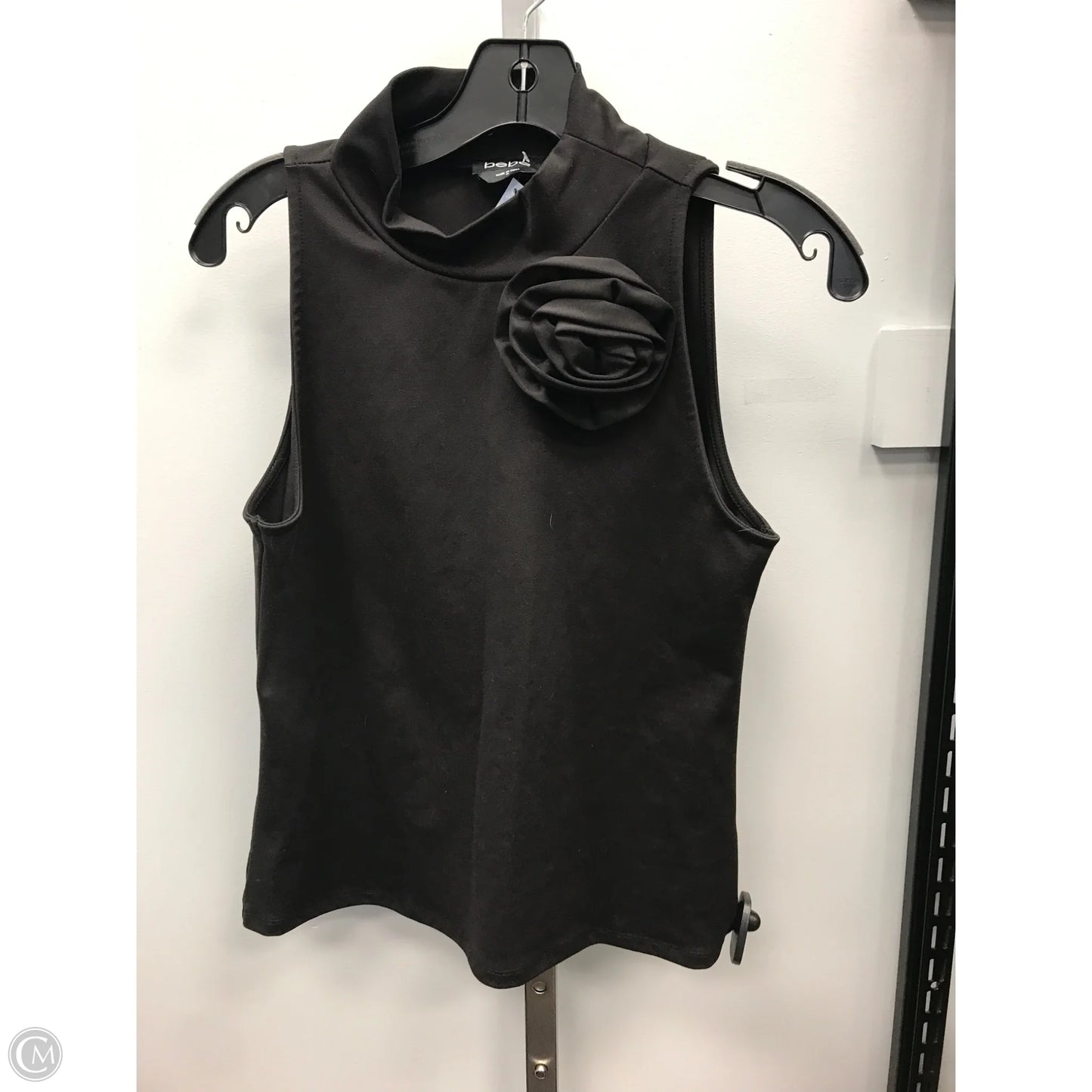 Top Sleeveless By Bebe In Black, Size: M