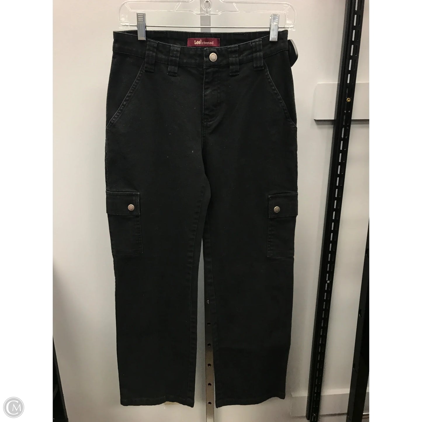 Pants Wide Leg By Lee In Black Denim, Size: 4p