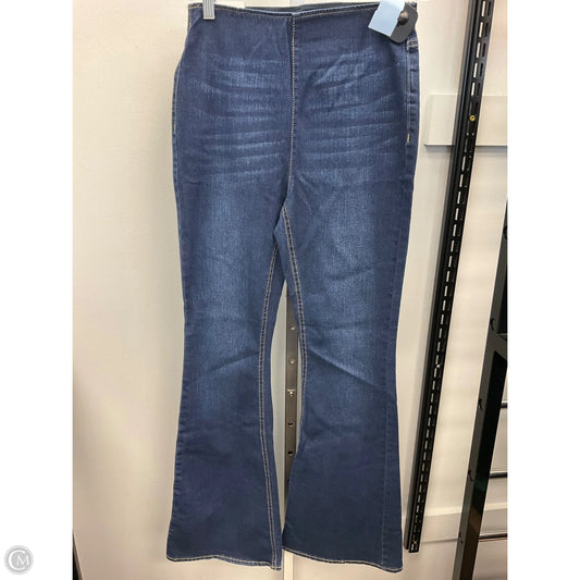 Jeans Flared By Tinseltown In Blue Denim, Size: S