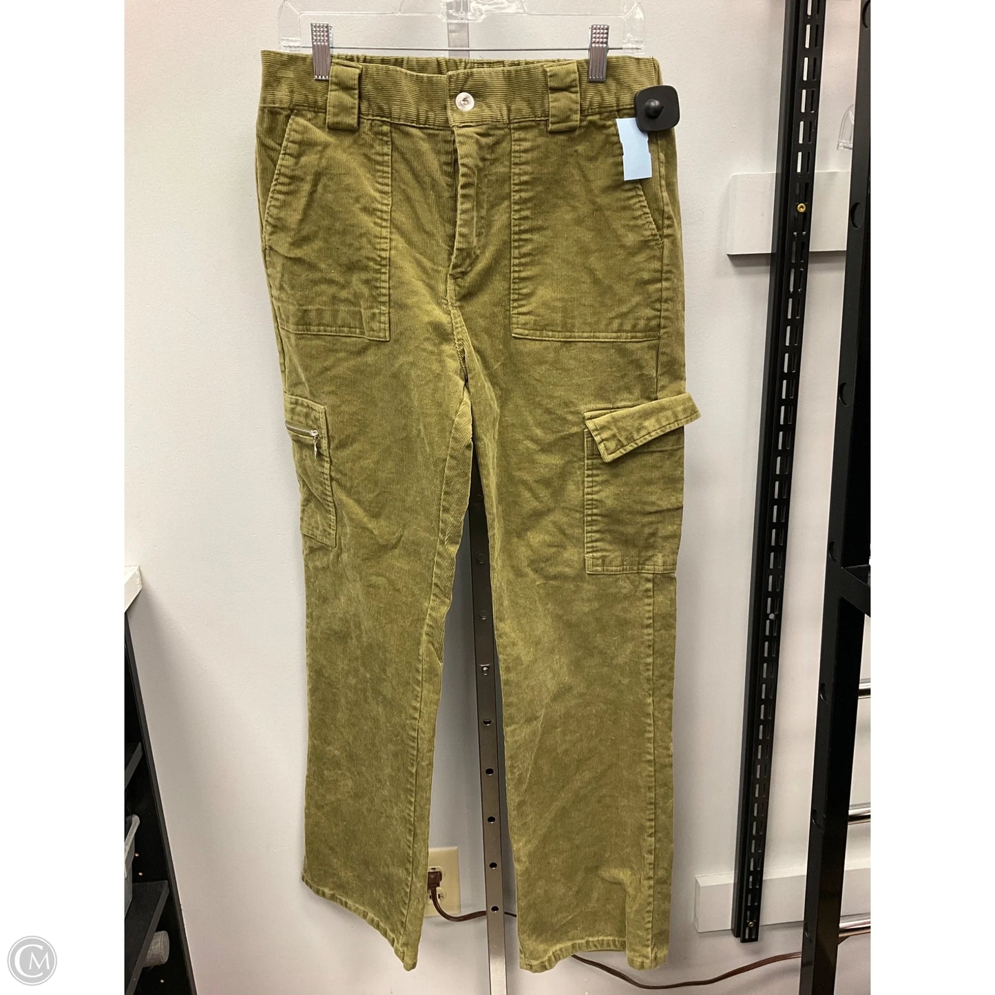 Pants Corduroy By Forever 21 In Green, Size: L