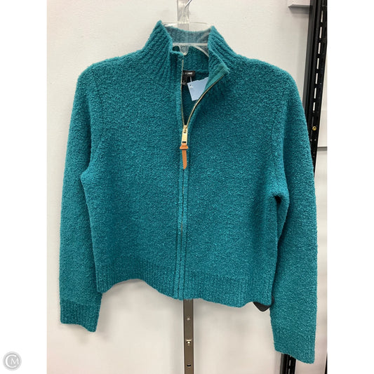 Sweater Cardigan By Talbots In Green, Size: S