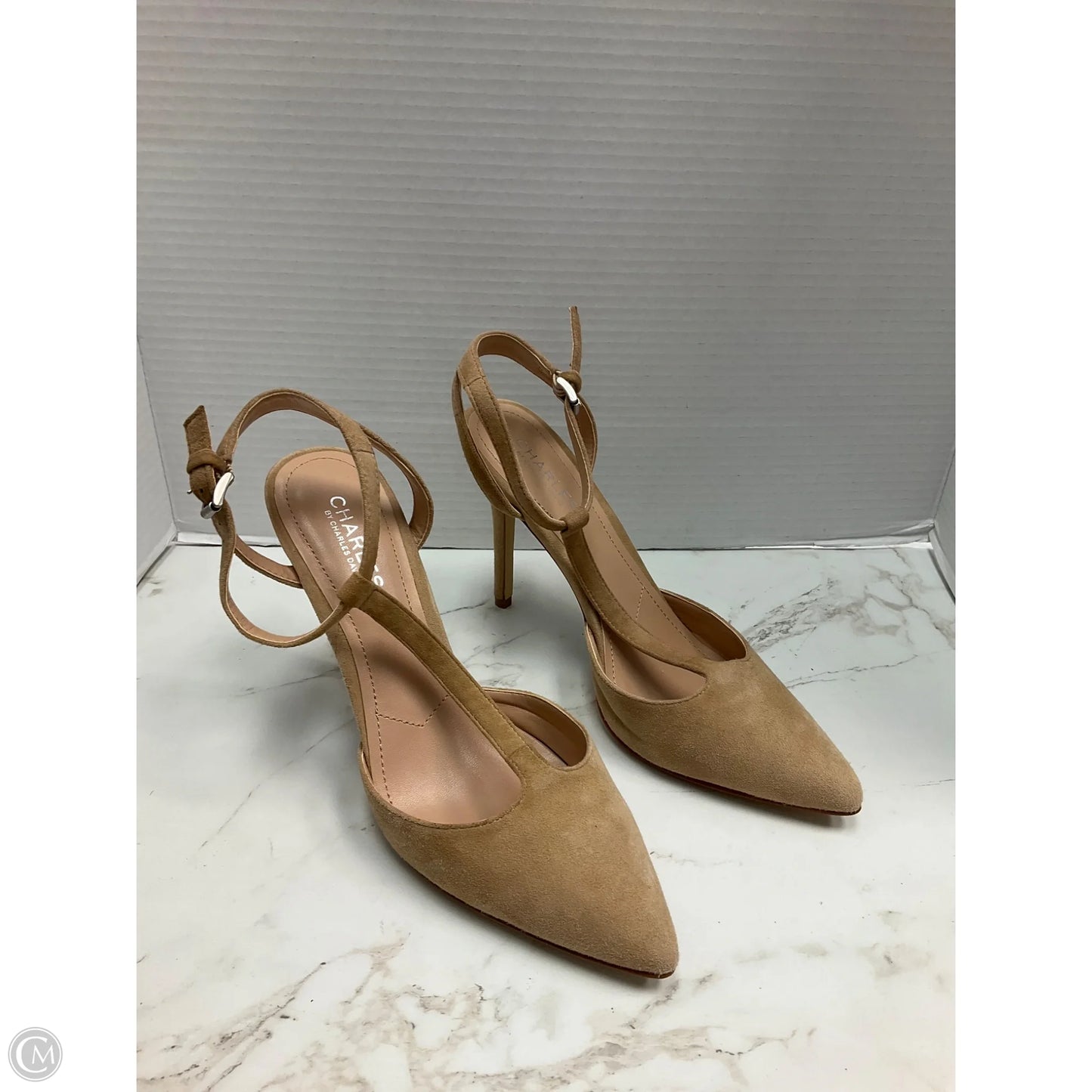 Shoes Heels Stiletto By Charles By Charles David In Tan, Size: 10