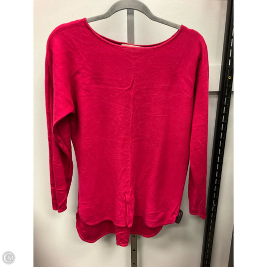 Top Long Sleeve By Michael By Michael Kors In Pink, Size: S
