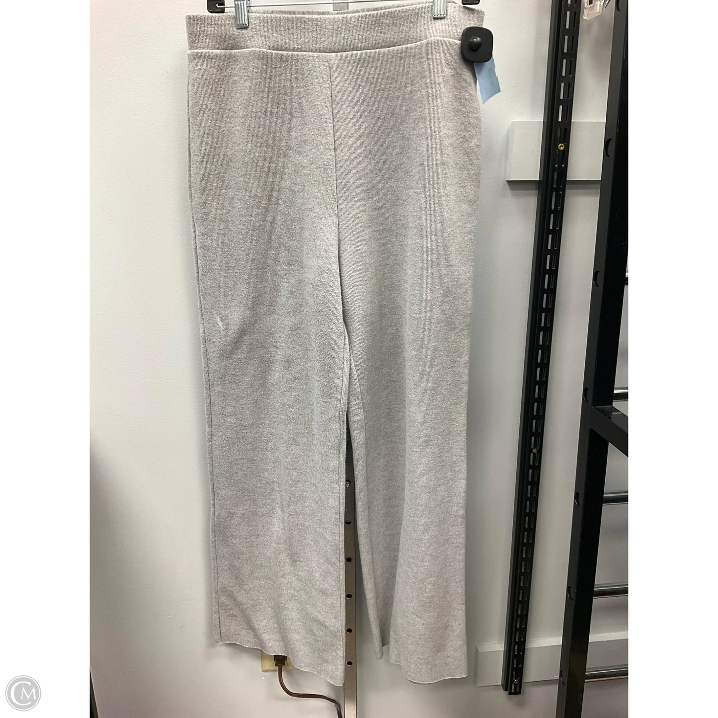 Pants Wide Leg By Zara In Grey, Size: L