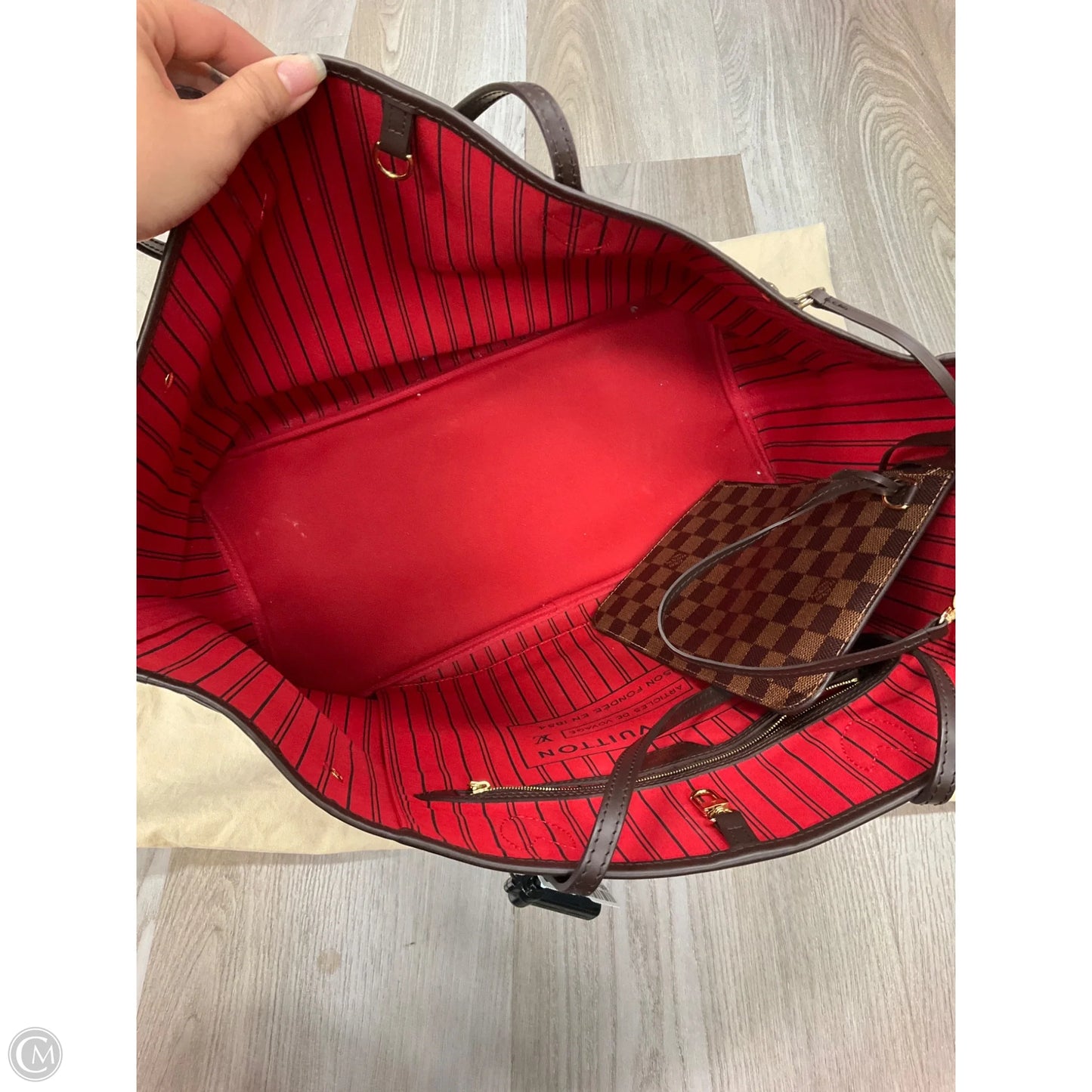 Handbag Luxury Designer By Louis Vuitton, Size: Large