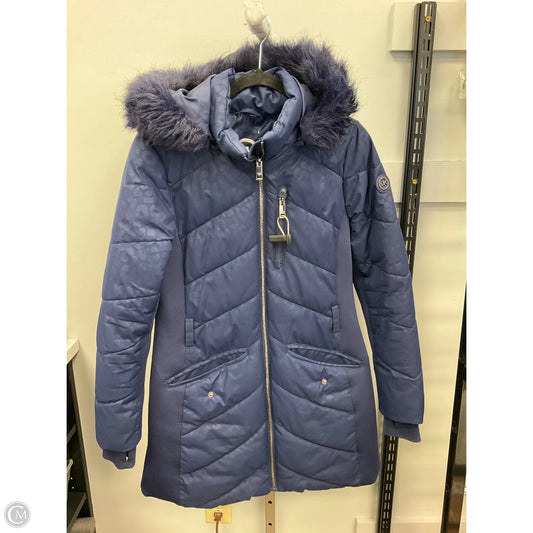 Coat Puffer & Quilted By Michael By Michael Kors In Blue, Size: M