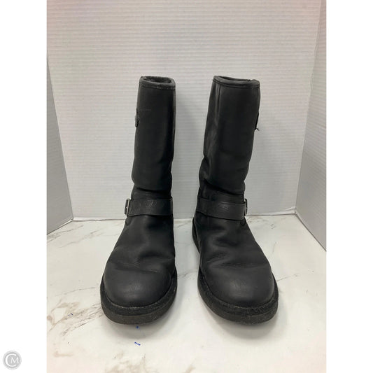 Boots Designer By Ugg In Black, Size: 9