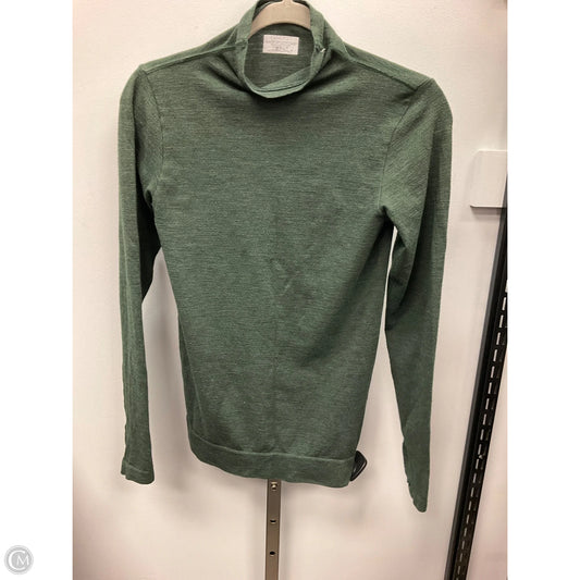 Top Long Sleeve Basic By Athleta In Green, Size: S