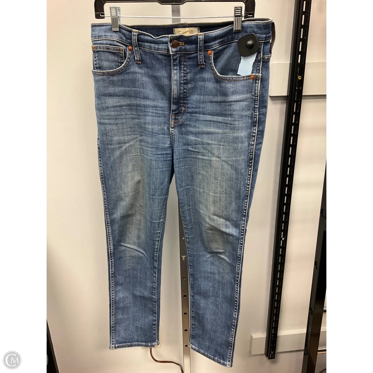 Jeans Skinny By Madewell In Blue Denim, Size: 8