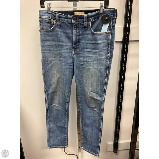 Jeans Skinny By Madewell In Blue Denim, Size: 8