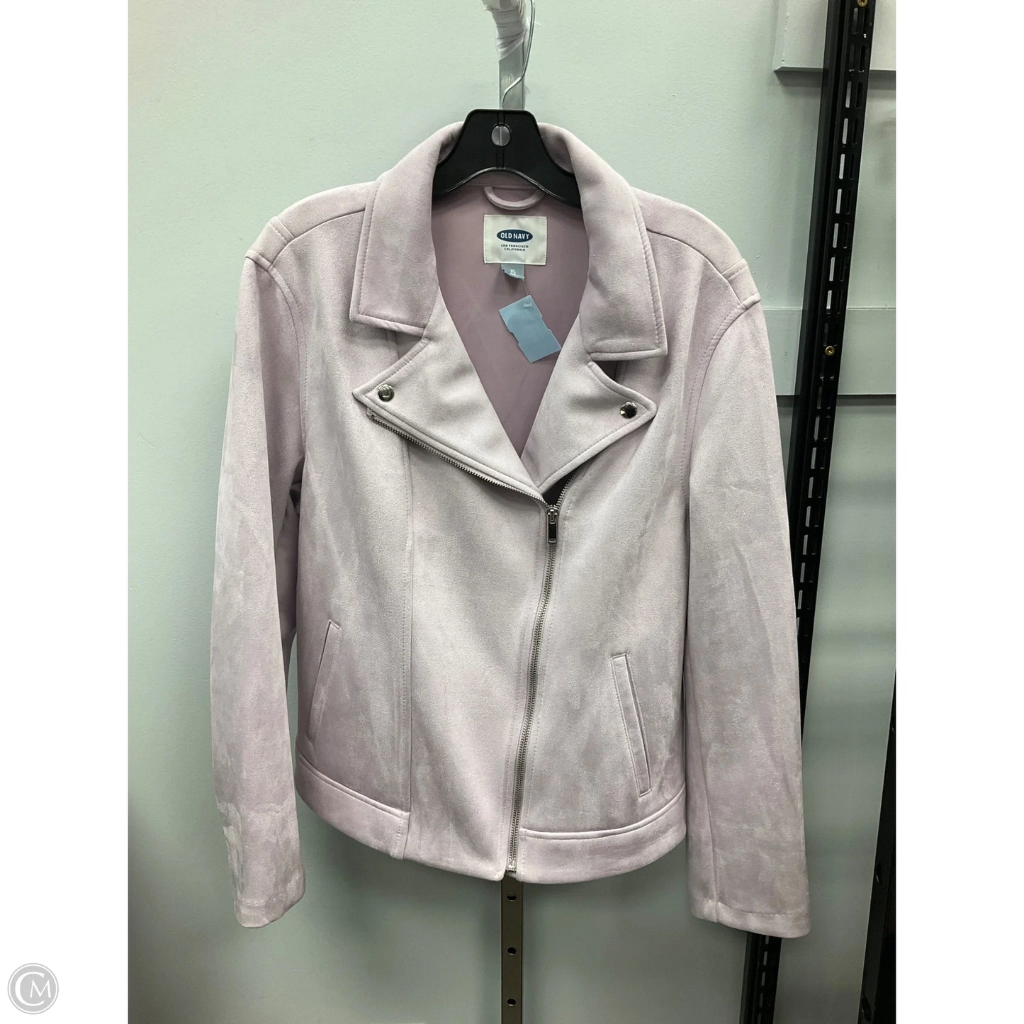 Jacket Moto By Old Navy In Purple, Size: Xl