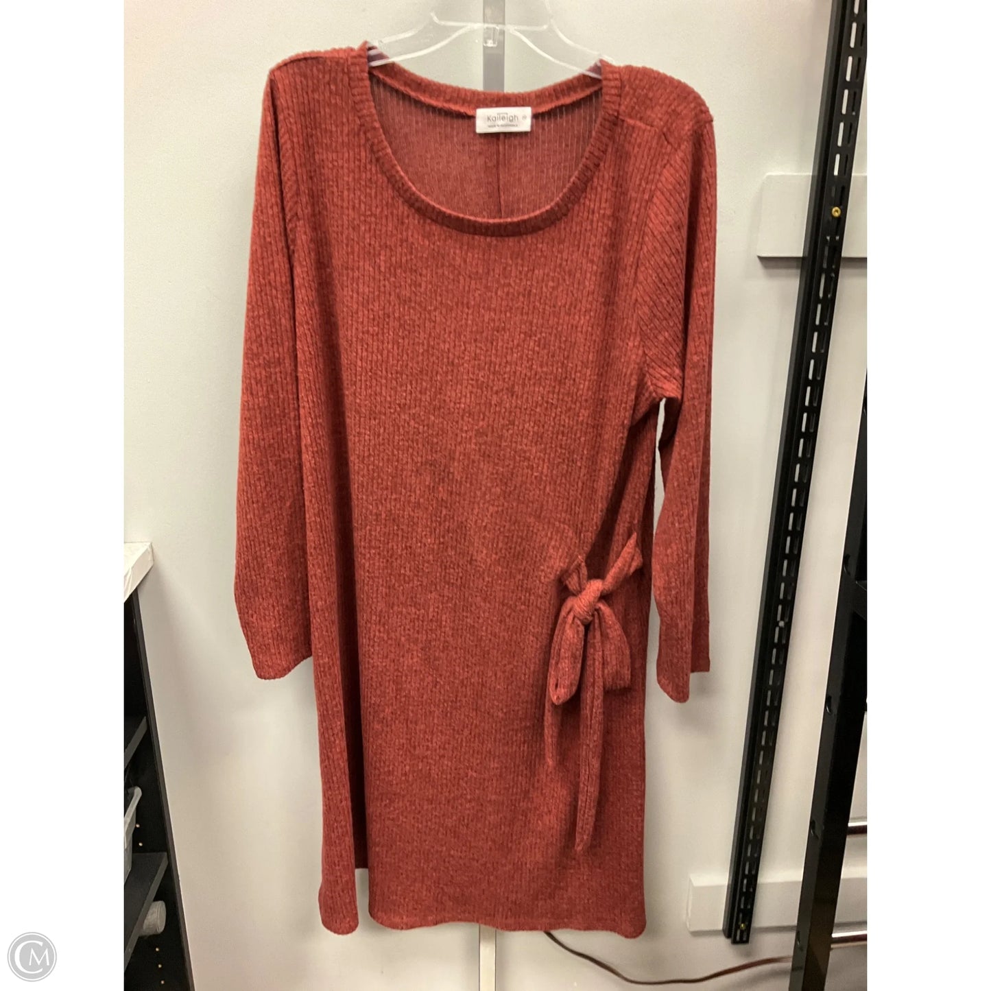 Dress Casual Short By Kaileigh In Red, Size: 1x