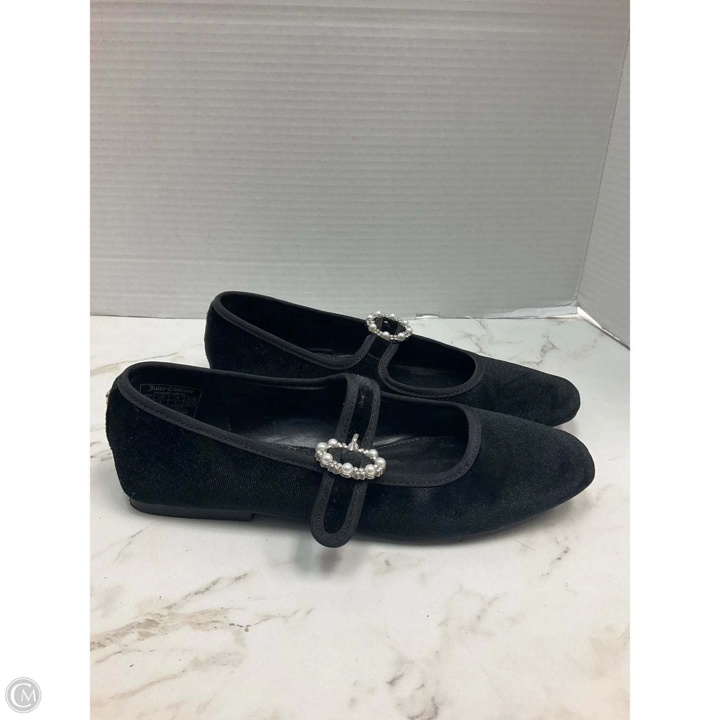 Shoes Flats By Juicy Couture In Black, Size: 8