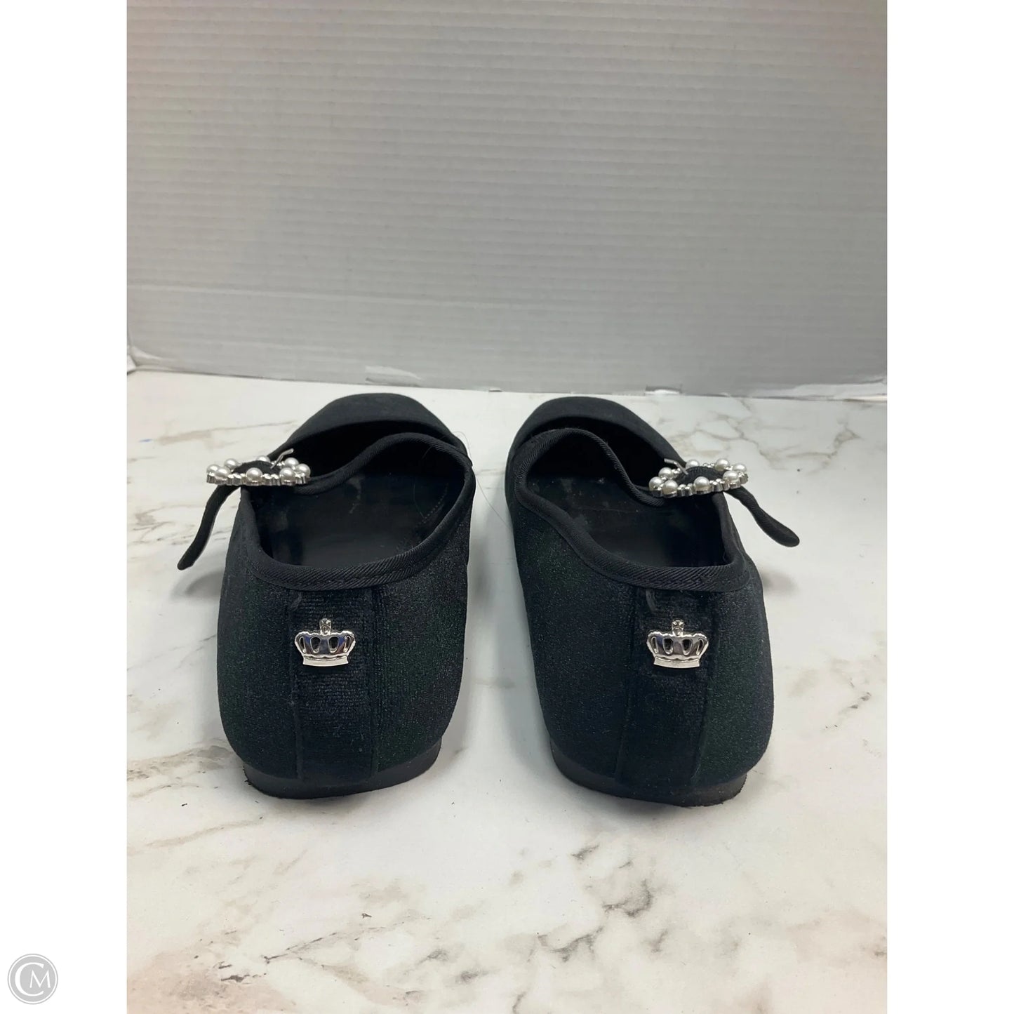 Shoes Flats By Juicy Couture In Black, Size: 8