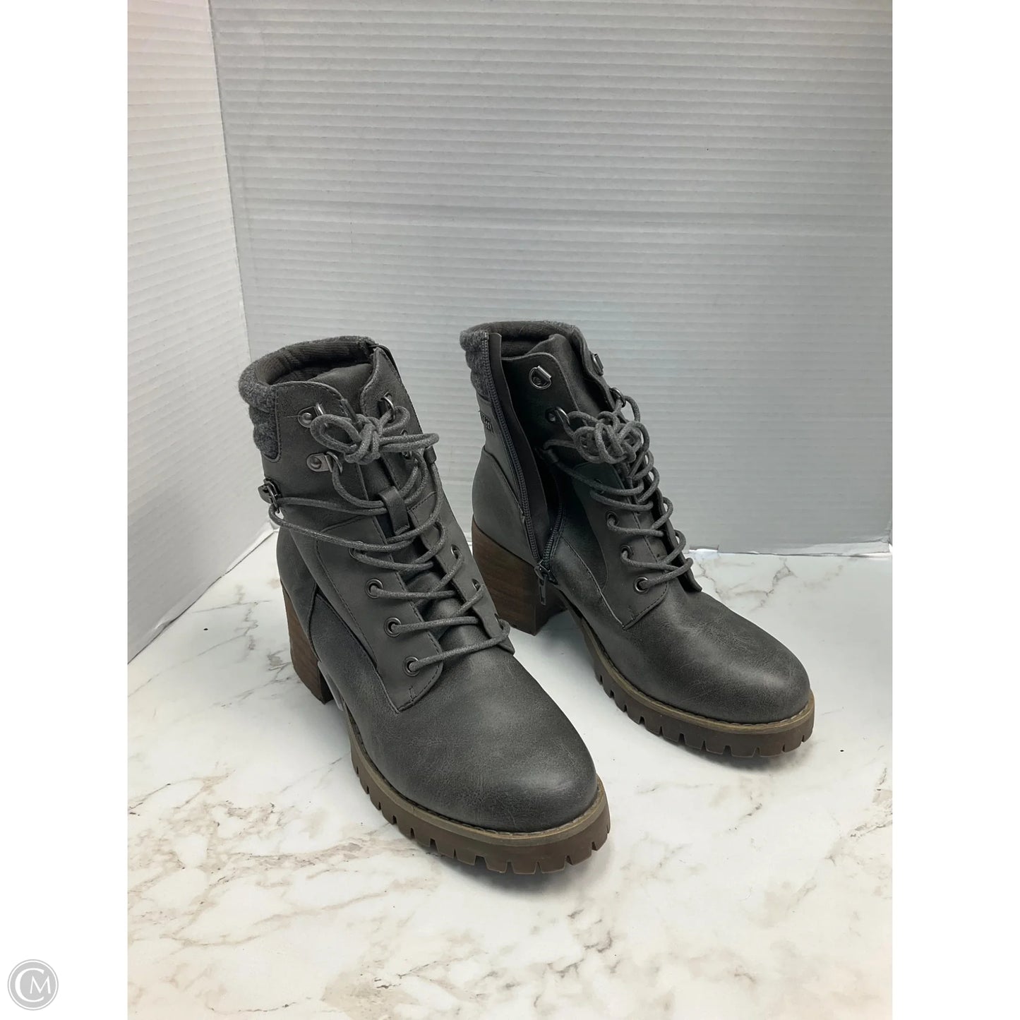 Boots Combat By Clothes Mentor In Grey, Size: 8