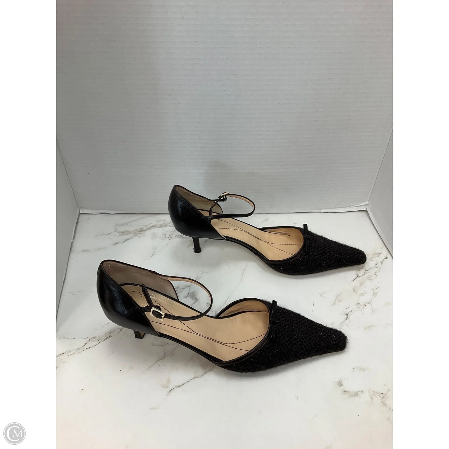 Shoes Flats By Clothes Mentor In Black, Size: 9.5