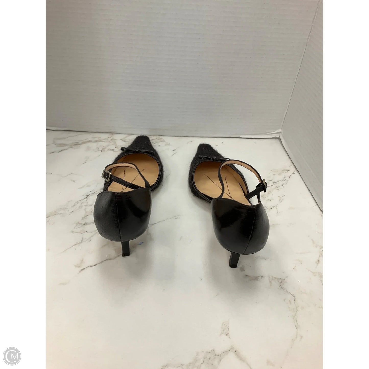 Shoes Flats By Clothes Mentor In Black, Size: 9.5