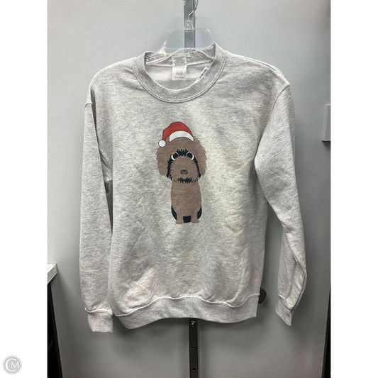 Sweatshirt Crewneck By Gildan In Grey, Size: S