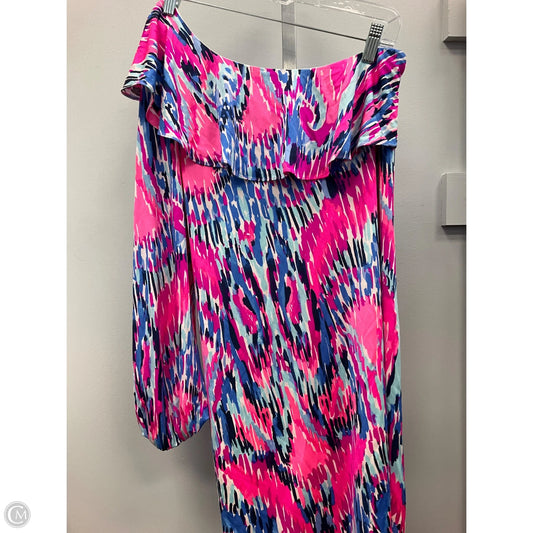 Dress Designer By Lilly Pulitzer In Blue & Pink, Size: S