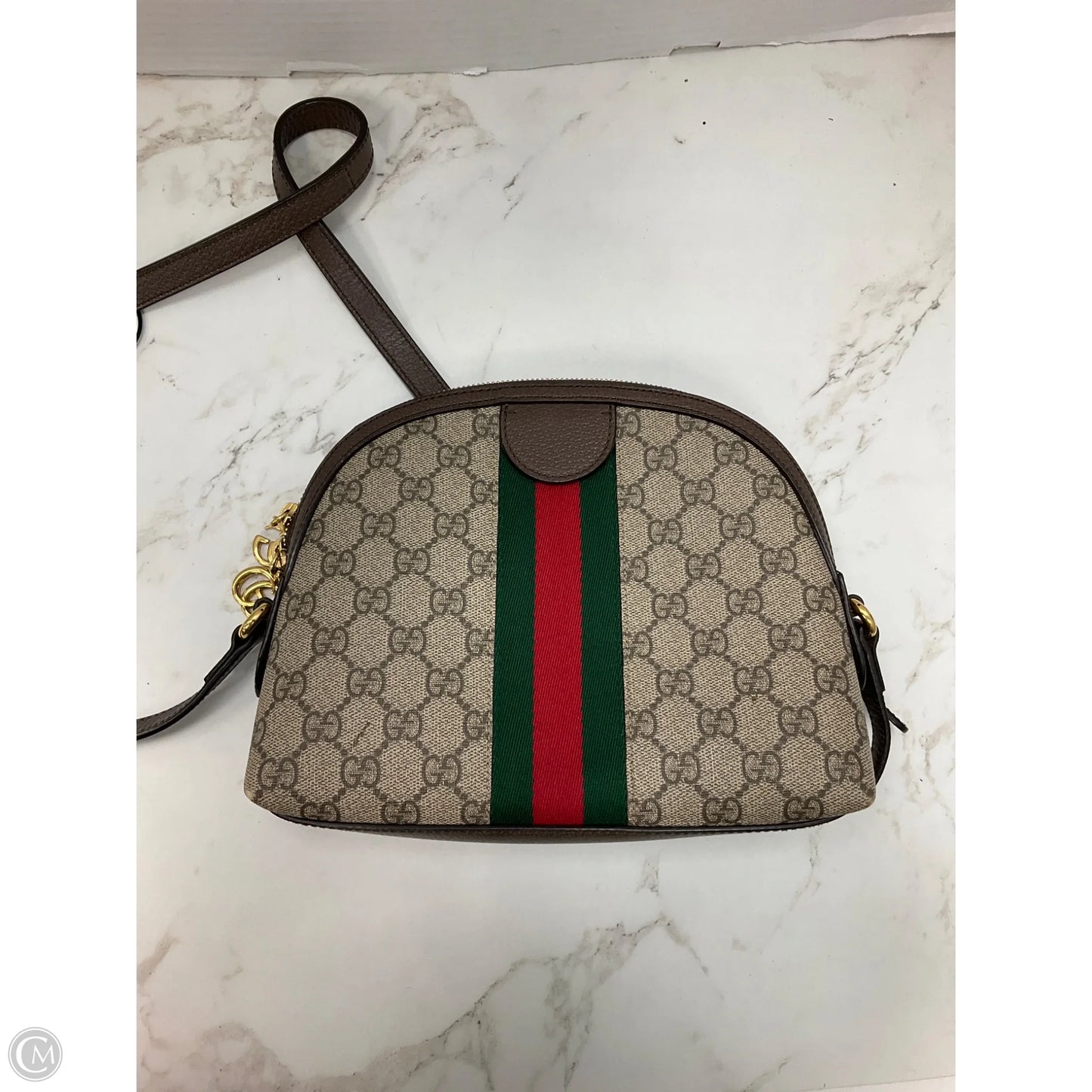 Crossbody Luxury Designer By Gucci, Size: Small