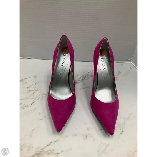 Shoes Heels Stiletto By Guess In Pink, Size: 7