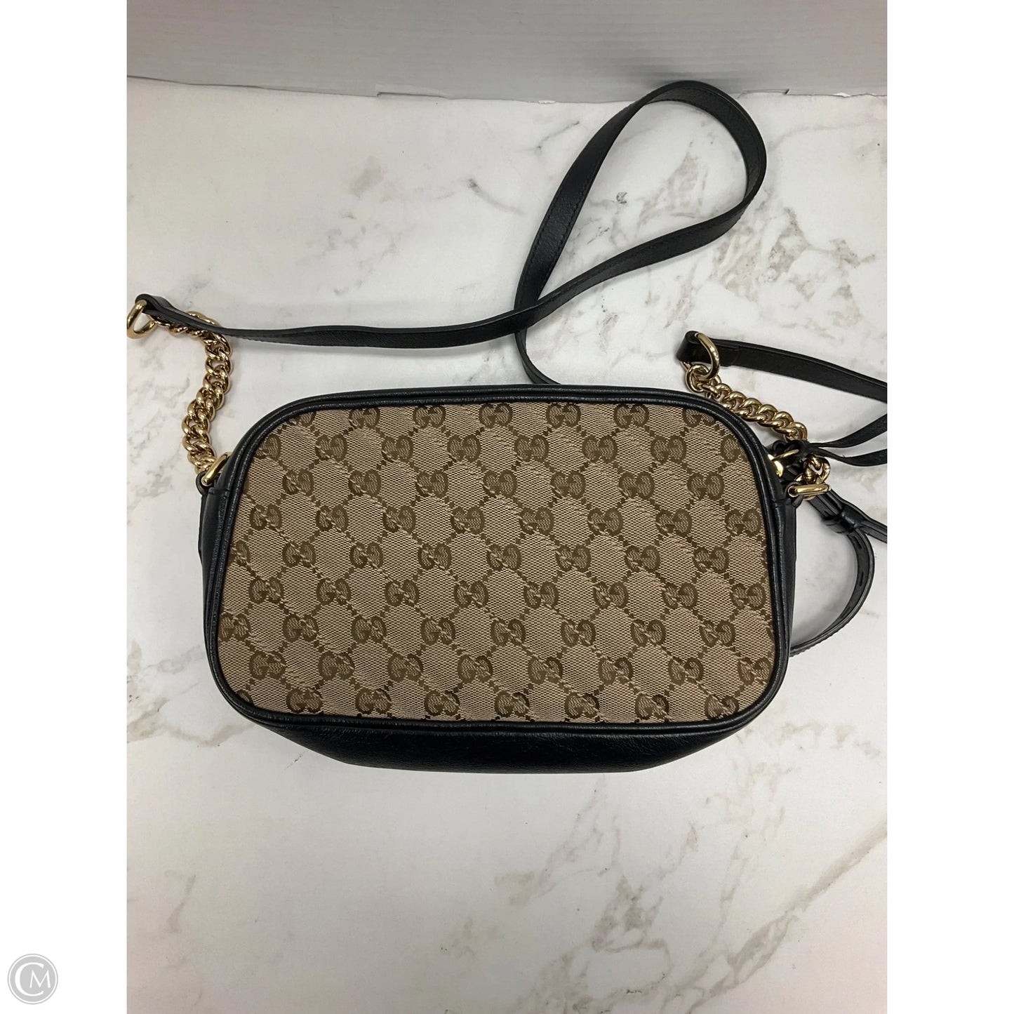 Crossbody Luxury Designer By Gucci, Size: Large