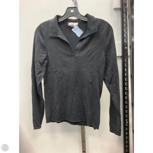 Top Long Sleeve Basic By H&m In Black, Size: L