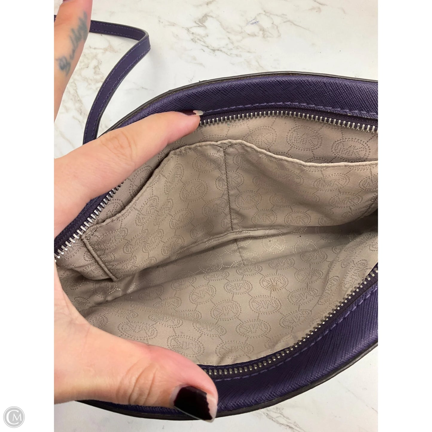 Crossbody Designer By Michael Kors, Size: Medium