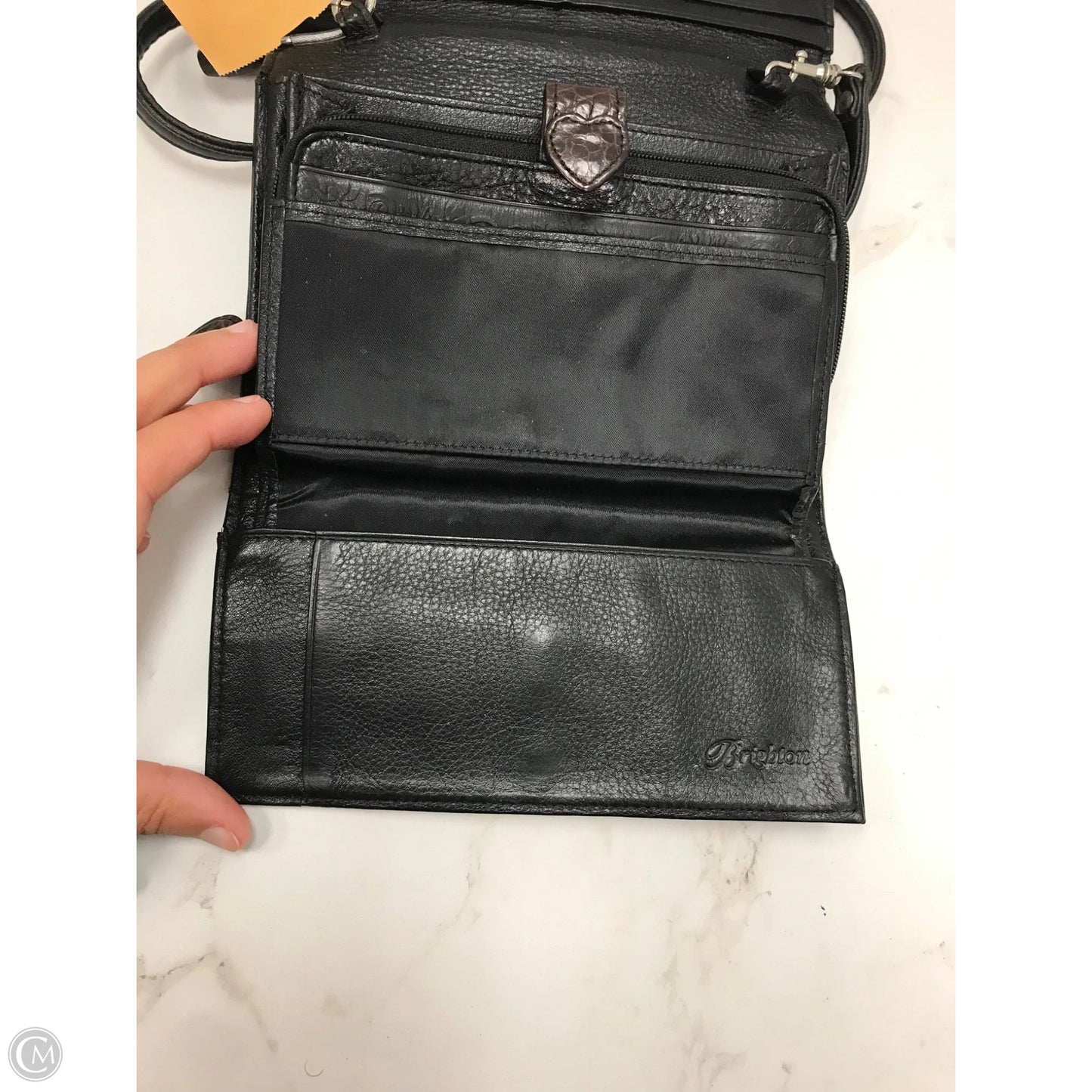 Wallet Leather By Brighton, Size: Large