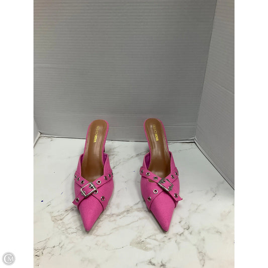 Shoes Heels Kitten By Fashion Nova In Pink, Size: 11