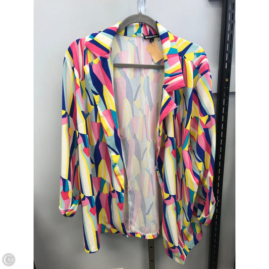 Blazer By Clothes Mentor In Multi-colored, Size: 3x