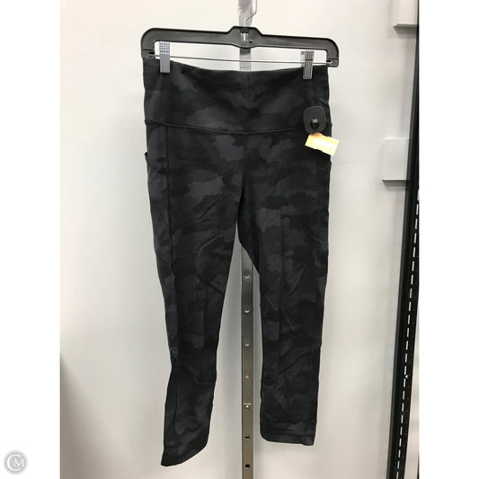 Athletic Leggings Capris By Lululemon In Camouflage Print, Size: 6