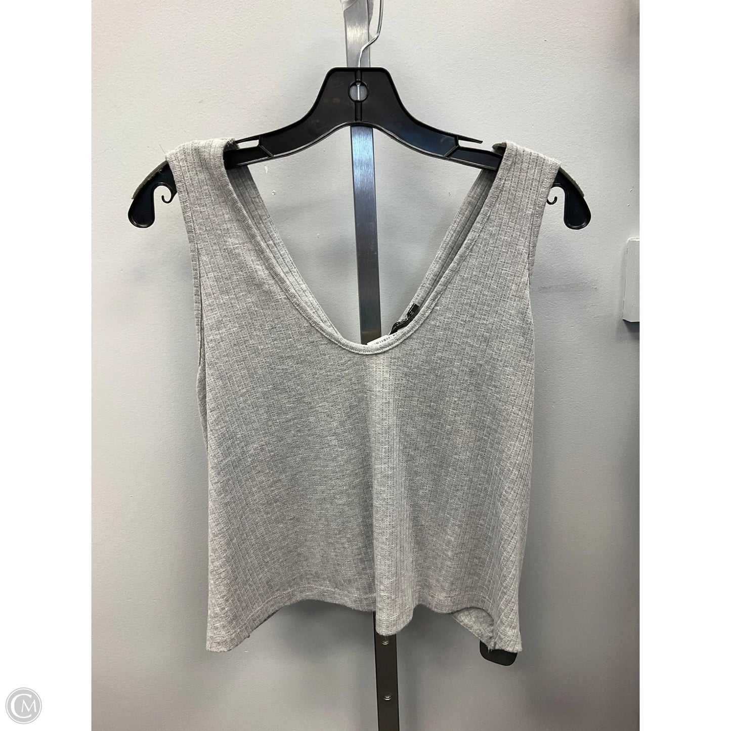 Top Sleeveless Basic By Final Touch In Grey, Size: S