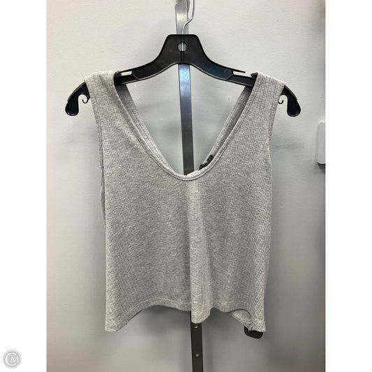 Top Sleeveless Basic By Final Touch In Grey, Size: S