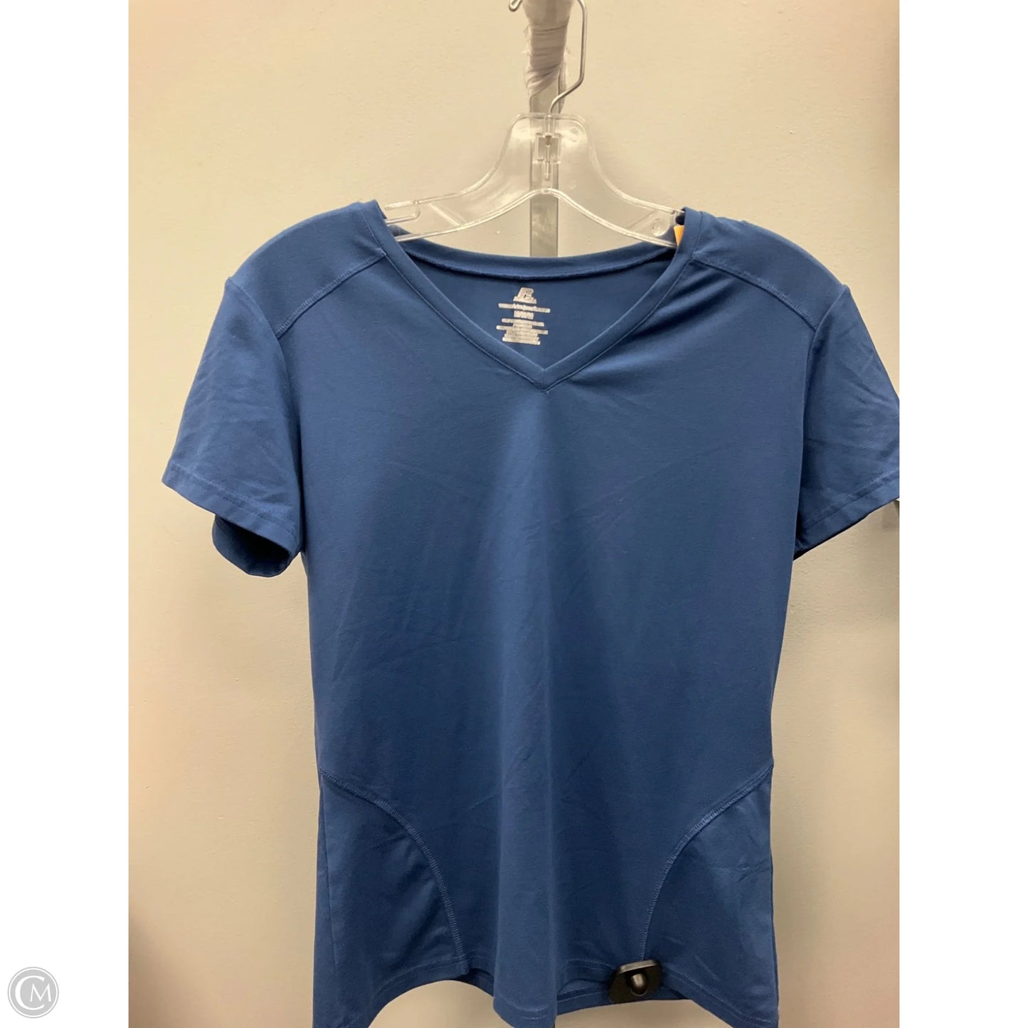 Athletic Top Short Sleeve By Russel Athletic In Blue, Size: M
