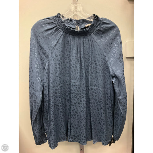 Top Long Sleeve By Loft In Blue, Size: S